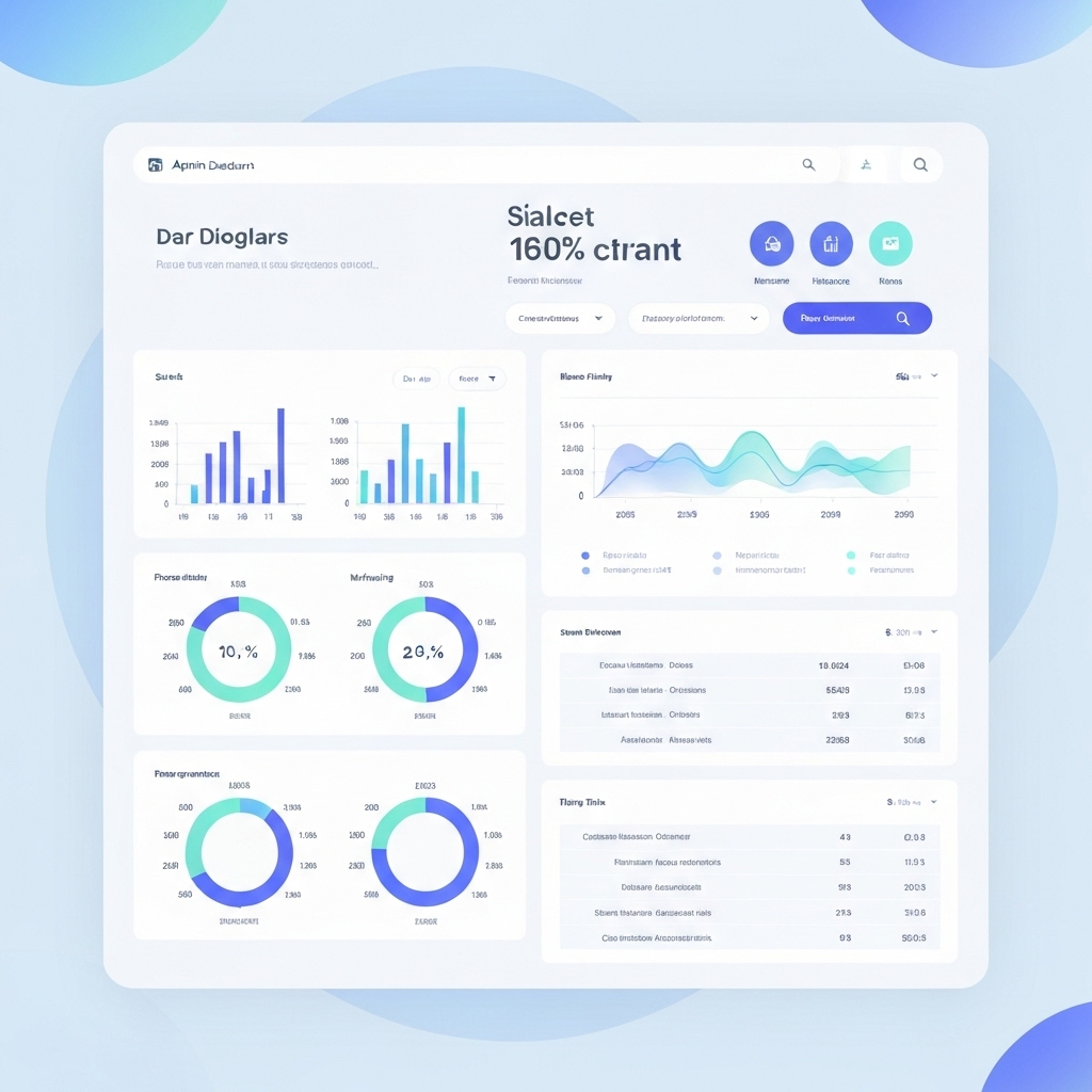 Admin Dashboard preview